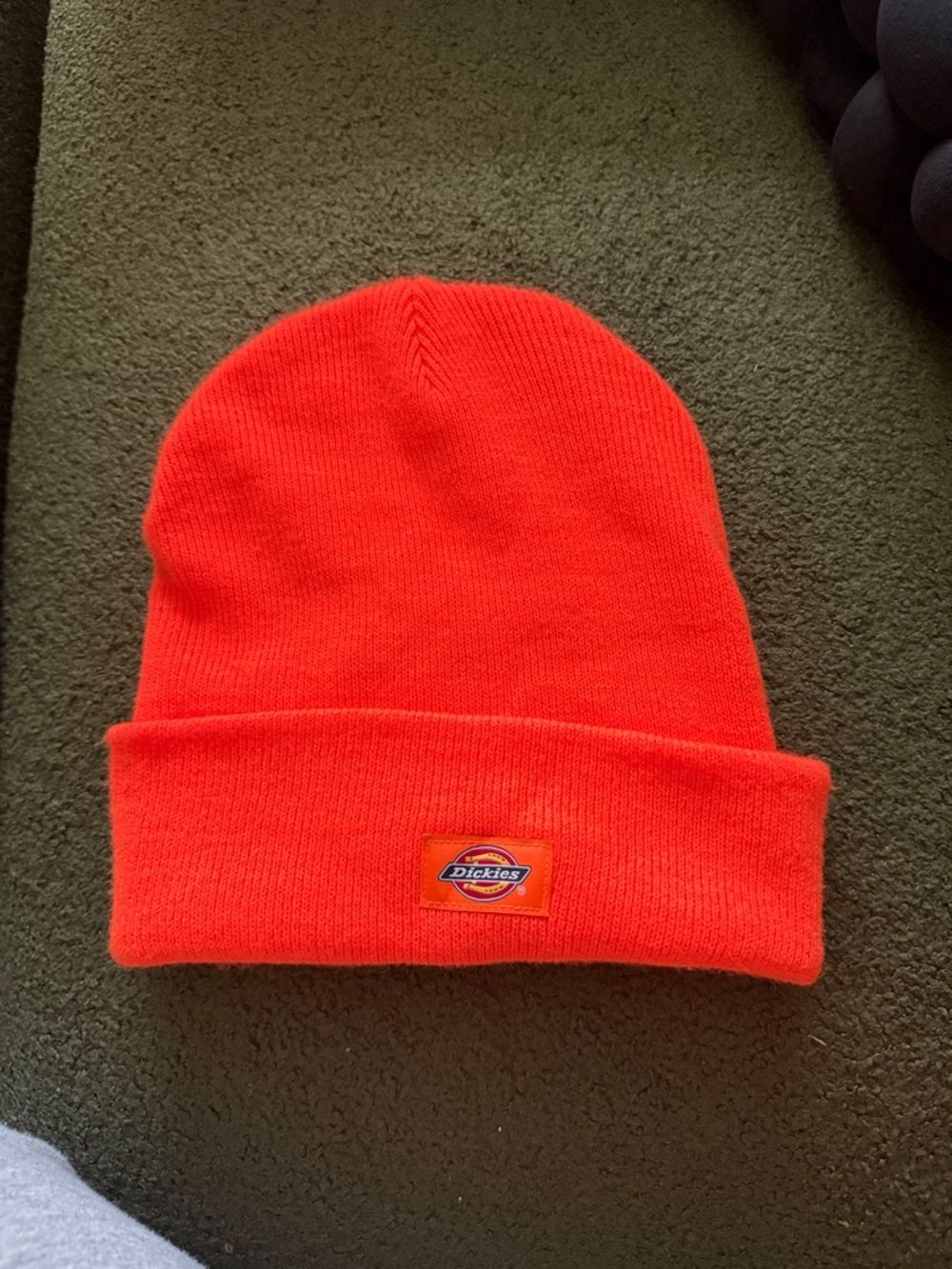 Dickies Bright Orange Knit Beanie